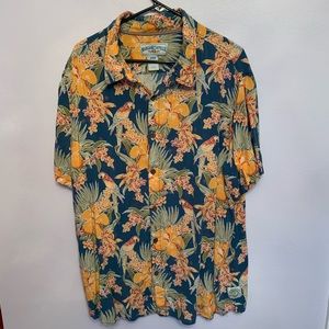 Jimmy Buffet Margaritaville Hawaiian button up